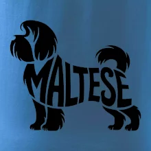 Maltézský psík nápis v těle