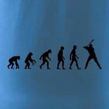 Evoluce baseball pálkař nápřah