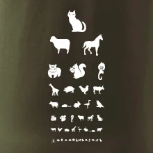 Oční test zvířatka