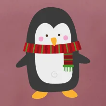 Tučňák se šálou