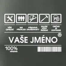 Vaše jméno - čárový kód