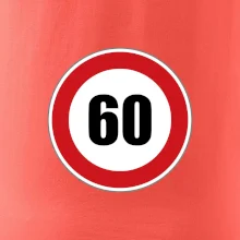 Dopravní značka - omezení rychlosti 60