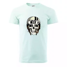 Motorkářská helma a doutník