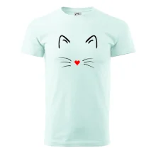 Kočka - srdce místo nosu