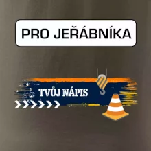 Stavba - vlastní nápis - jeřábník