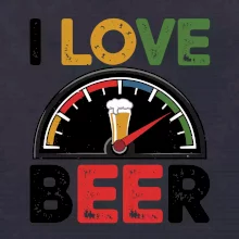 I love beer - palivoměr