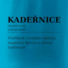 Kadeřnice umělkyně s ostrými nástroji