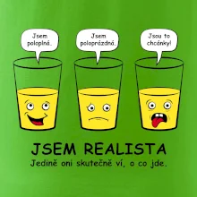 Jsem realista - skleničky (Hana-creative)