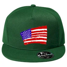 Americká vlajka ohnutá