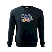 Květinové číslo kreslené - 50