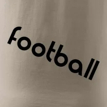 FOOTBALL nápis šikmo