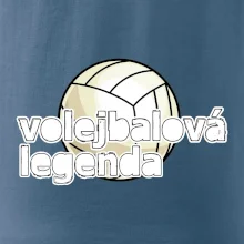 Volejbalová legenda - bílé písmo