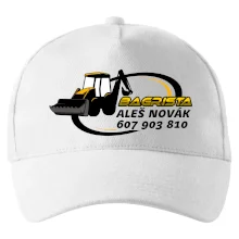 Bagrista v kruhu - vlastní nápis