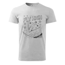 Černobílý skokan fly high