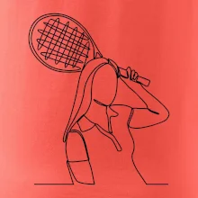 Tenistka  jednim tahem