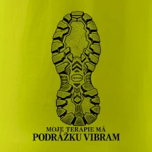 Moje terapie má podrážku Vibram