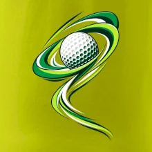 Golfový míček zelená dynamika