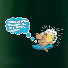 Žádnou malinovku, ale pivo