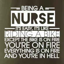 Being a nurse - bike