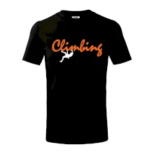 Climbing psací text