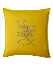 Jablonec nad Nisou - Mapa s vodními toky