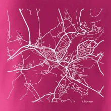 Mapy měst černobílé Turnov