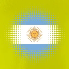 Argentina vlajka tečkovaná