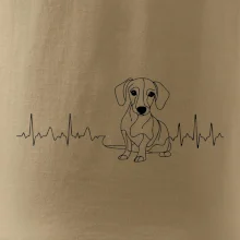 EKG křivka jezevčík