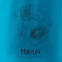 Mikulov - vrstevnice v kruhu