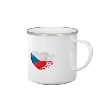 Vlajka s odlétajícími srdci - Česká