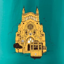 Mallorca - katedrála a tramvaj