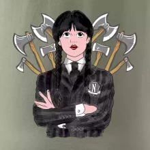 Sekery - holka v černém (Pecka design)