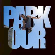 Parkour nápis nebe