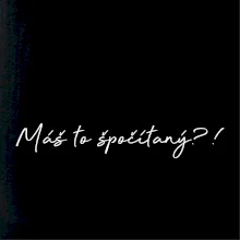 Matematika - máš to spočítaný