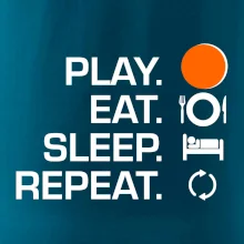 Hokejbal - Play eat sleep repeat
