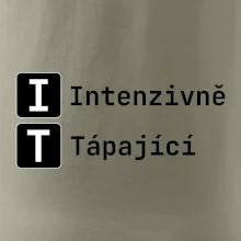 IT Nápis Intenzivně Tápající
