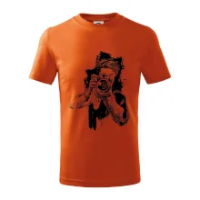 Fotograf kreslený tužkou