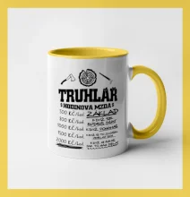 Hodinová mzda truhlář