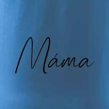 Nápis psací na prsou - máma