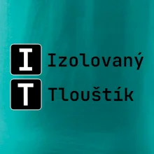 IT Nápis Izolovaný Tlouštík