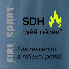 SDH Váš název - FLUO + Reflexní potisk