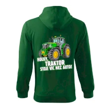 Holky, traktor stojí víc než auto