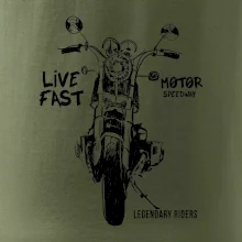 Motorka kresba live fast