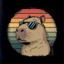 Capybara v brýlích