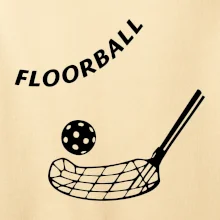 Floorball nápis šikmo