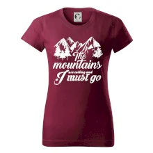 The mountains are calling and i must go