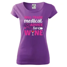 Will trade medical advice for wine