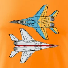 Mig 29 Fulcrum ze spoda a ze zhora