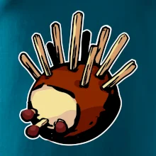 Kaštanový ježeček - prso