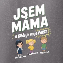 Jsem máma a tohle je moje parta  (obrázky a jména dětí)